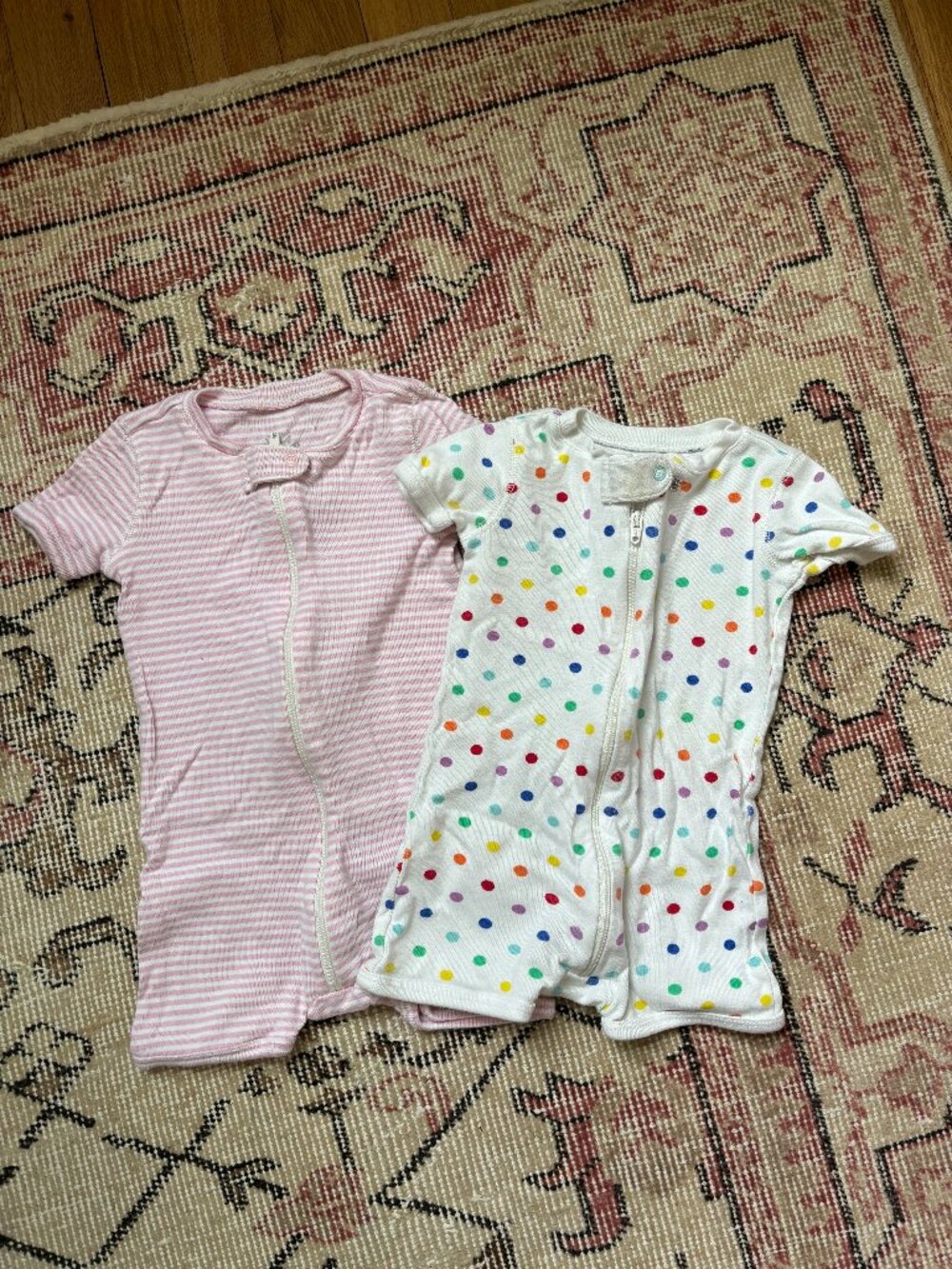 Primary Baby Zip Shortie bundle, Size 6-9M